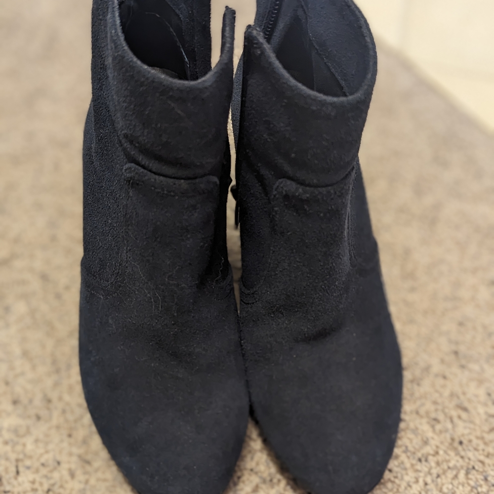 Women's Dark Navy Blue Ankle Boots
